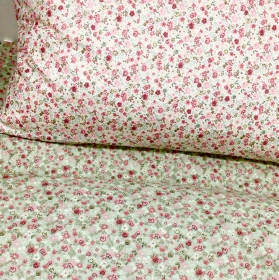 Комплект постельного белья «Дюймовочка» с нежно-розовым кантом, перкаль